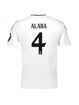 Real Madrid David Alaba #4 Replika Hemmakläder 2024-25 Kortärmad